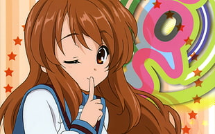 female anime character wallpaper
